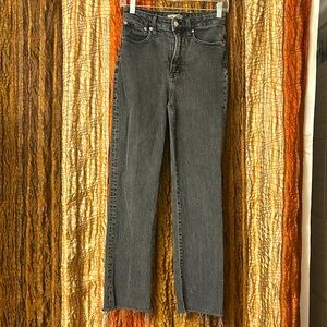 Madewell curvy perfect vintage straight high rise jeans
